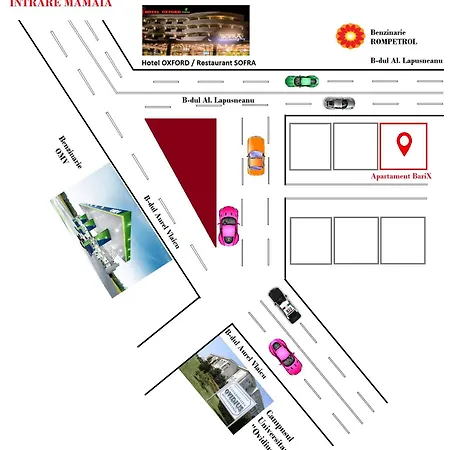 아파트 Barix Apartment, Mamaia, Constanta,